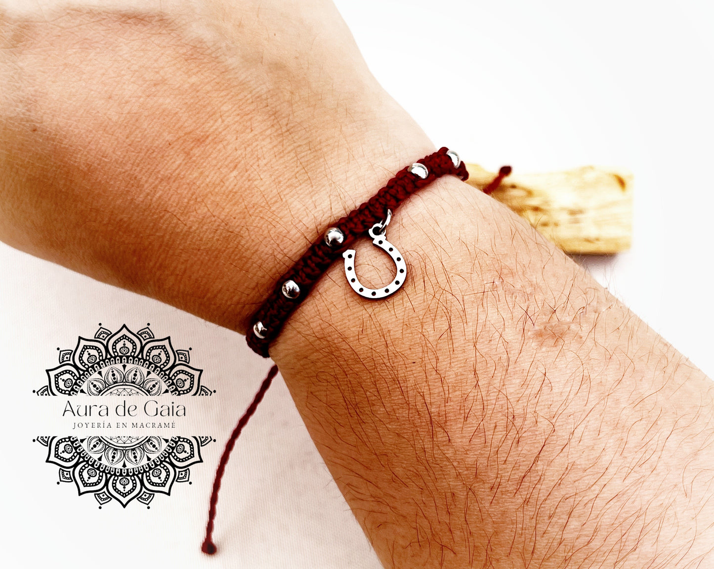 Pulsera Amuleto Herradura de la Suerte - Horseshoe Lucky Charm Bracelet