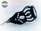 Pulsera de macrame con Amuleto Escarabajo en Madre Perla - Macrame Bracelet with Beetle Charm in Mother of Pearl