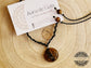 Gargantilla con Ojo de Tigre en Macramé - Tiger Eye Macrame Choker