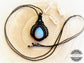 Collar Bohemio de Opalite y cuentas de acero inoxidable - Bohemian Necklace in Opalite and stainless steel beads
