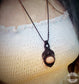 Collar Boho en Macrame con Cuarzo Rosa y Piedra Luna / Boho Macrame Necklace with Rose Quartz and Moonstone