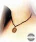 Gargantilla con Ojo de Tigre en Macramé - Tiger Eye Macrame Choker