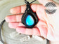 Collar Bohemio de Opalite y cuentas de acero inoxidable - Bohemian Necklace in Opalite and stainless steel beads