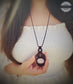 Collar Boho en Macrame con Cuarzo Rosa y Piedra Luna / Boho Macrame Necklace with Rose Quartz and Moonstone