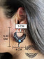 Pendientes Boho de Aguamarina en macrame - Aquamarine Macrame Boho Earrings