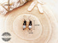 Conjunto Joyas Boho de Aguamarina en Macrame - Aquamarine Boho Jewelry Set in Macrame